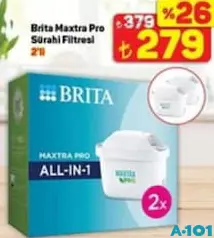 BRİTA MAXTRA PRO SÜRAHİ FİLTRESİ 2'Lİ